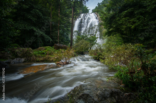 Waterfall in Rain forest at Klong Lan National park, Thailand