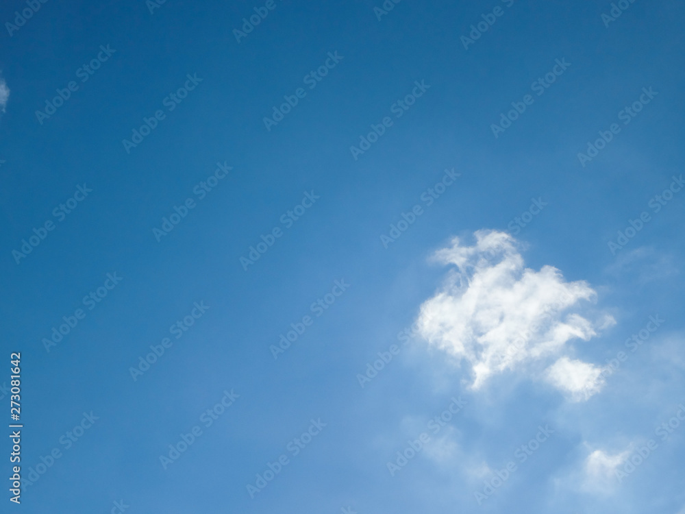 Clear blue sky and white clouds summer background Clear blue sky and white clouds summer background