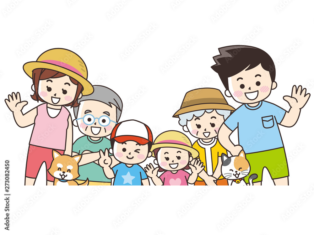 集合する家族　夏