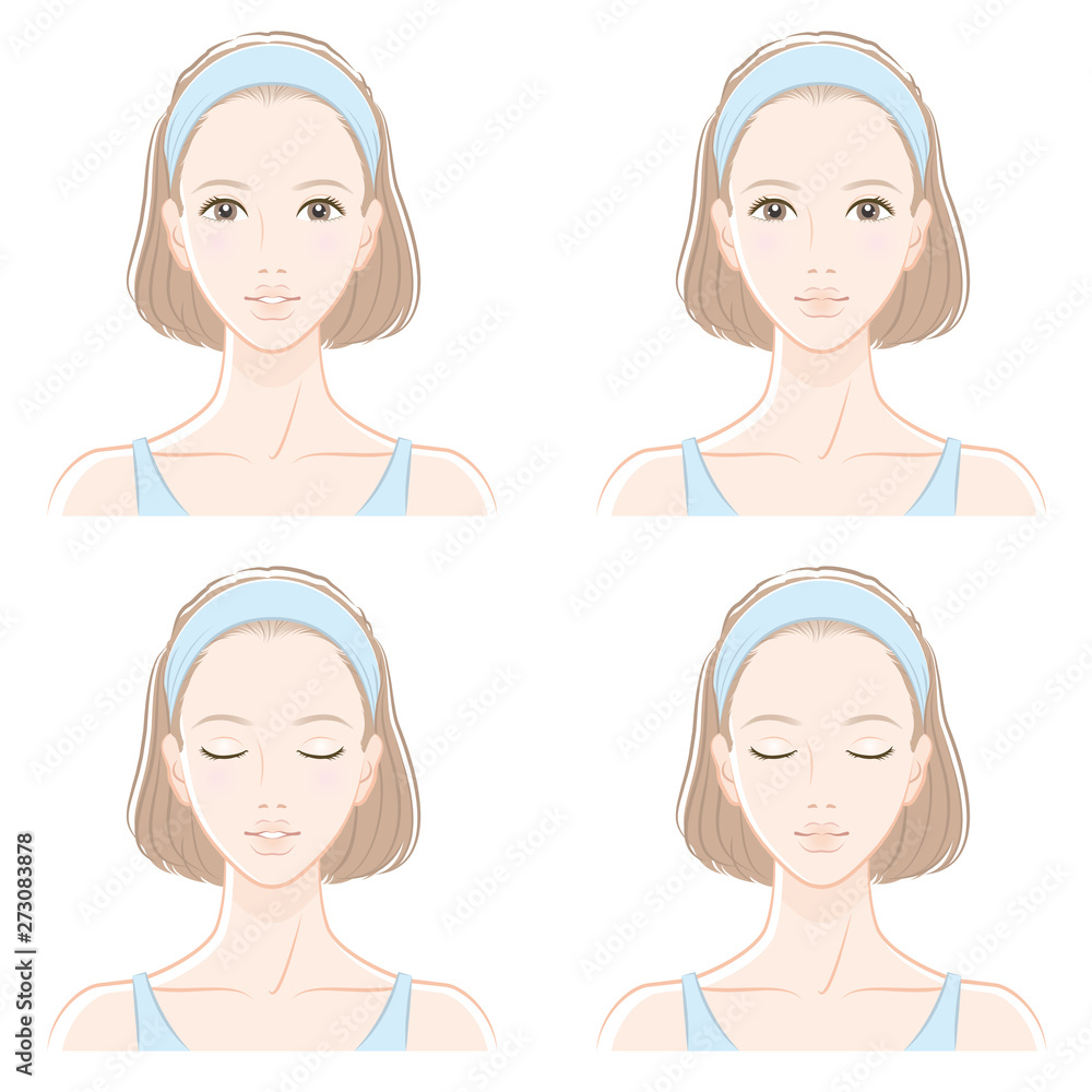 女性の表情 女性の表情