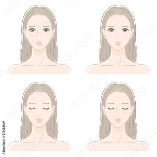 女性の表情