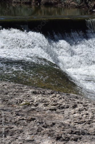 water rapids in the river