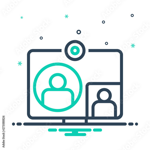  mix icon for videocall