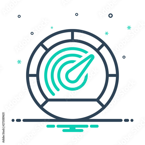 mix icon for speedometer