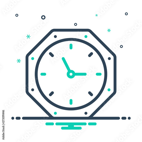  mix icon for  timing clock