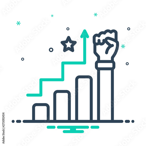  mix icon for  success triumph