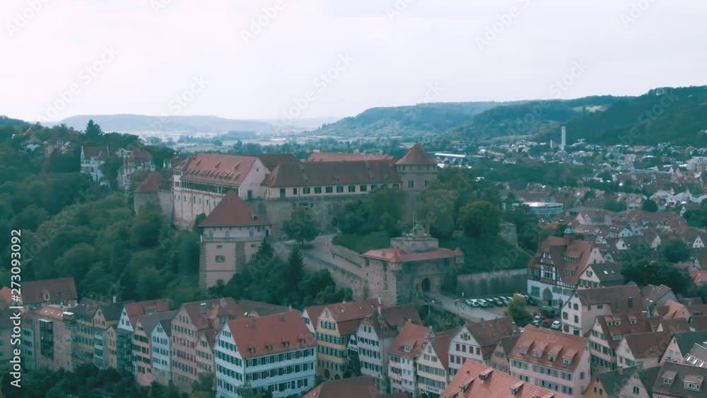 Castle of Tuebingen called Schloss Hohentübingen in South Germany Castle of Tuebingen called Schloss Hohentübingen in South Germany