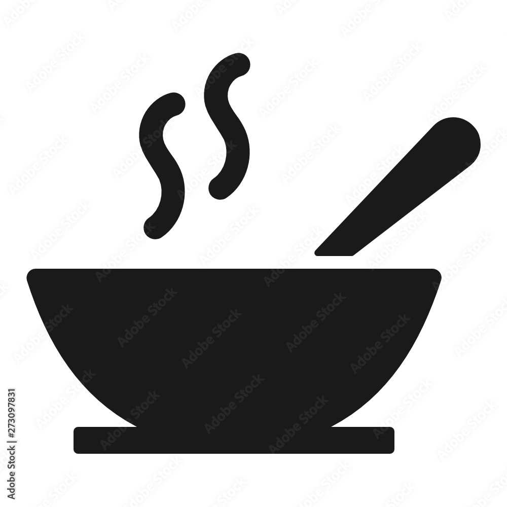 Hot soup icon Hot soup icon
