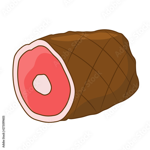 meat steak isolated illustration on white background