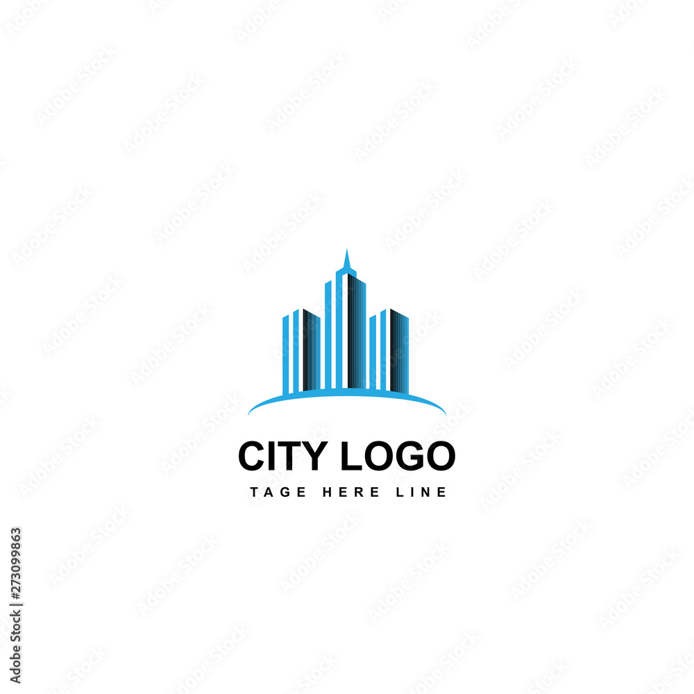 city construction logo template