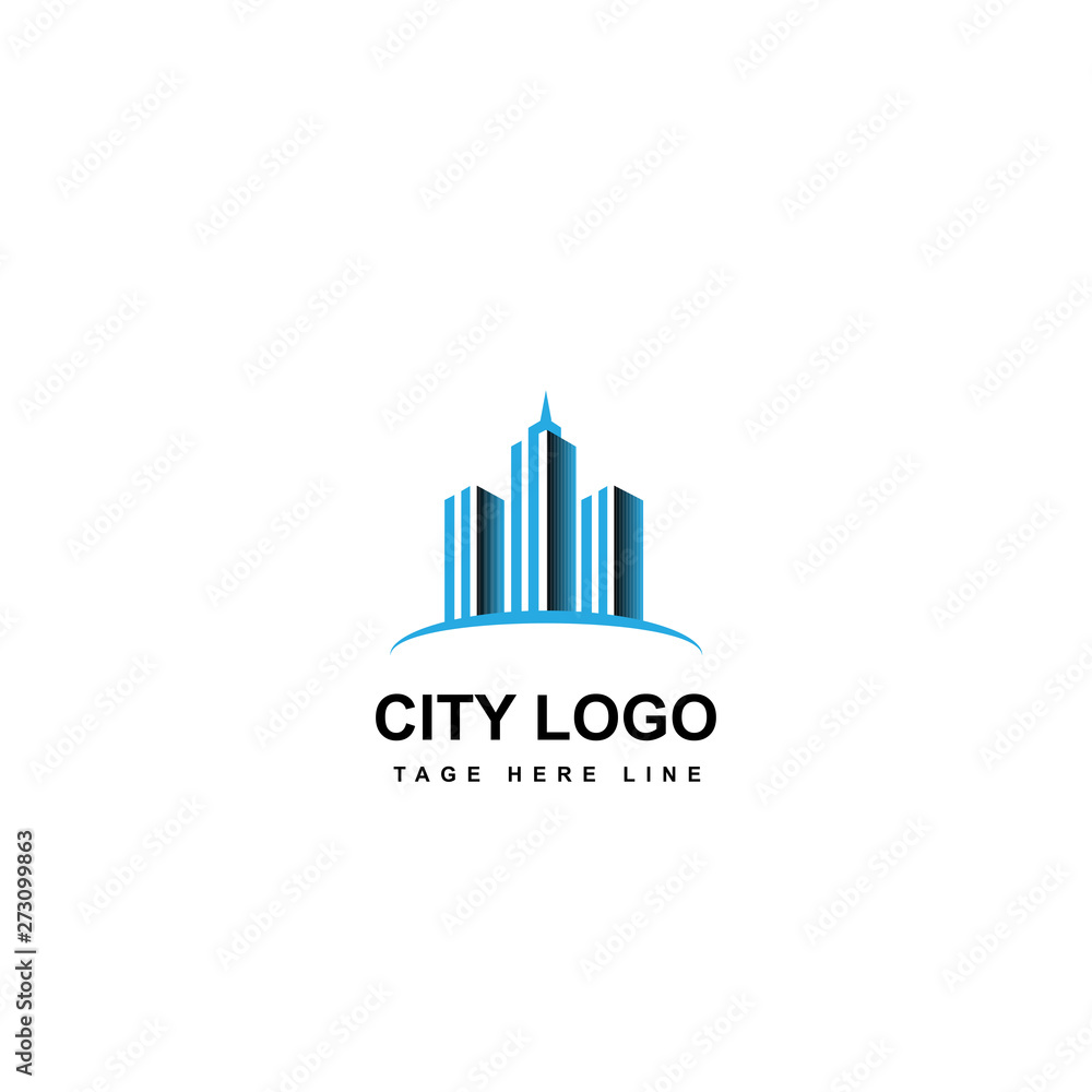 city construction logo template city construction logo template
