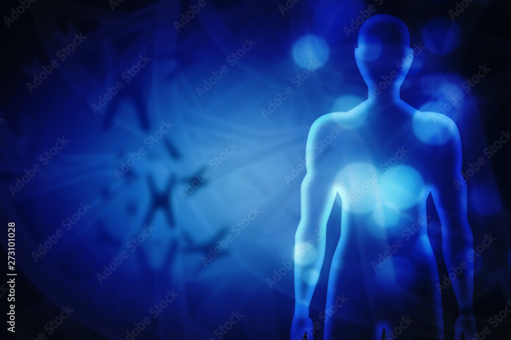 3d rendering chromosomes