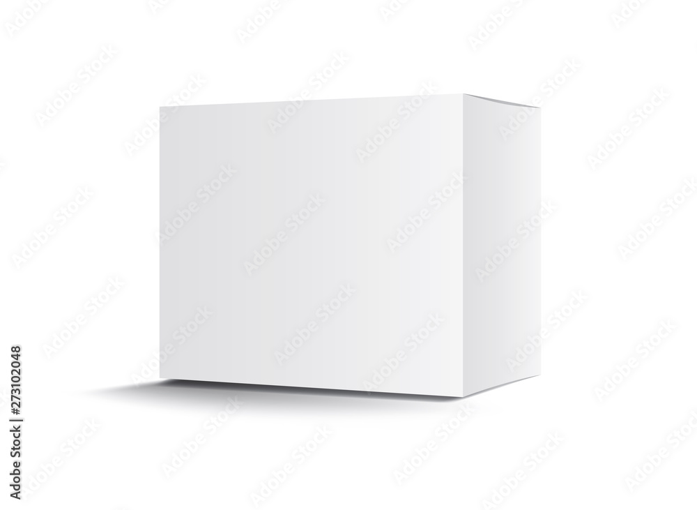 White package box vector, package design, 3d box, product design, realistic packaging for cosmetic or medical, paper boxes. White package box vector, package design, 3d box, product design, realistic packaging for cosmetic or medical, paper boxes.