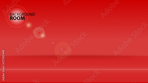 Red room background , Vector Empty template, banner design, cover, web page, advertisement, texture, avertisement