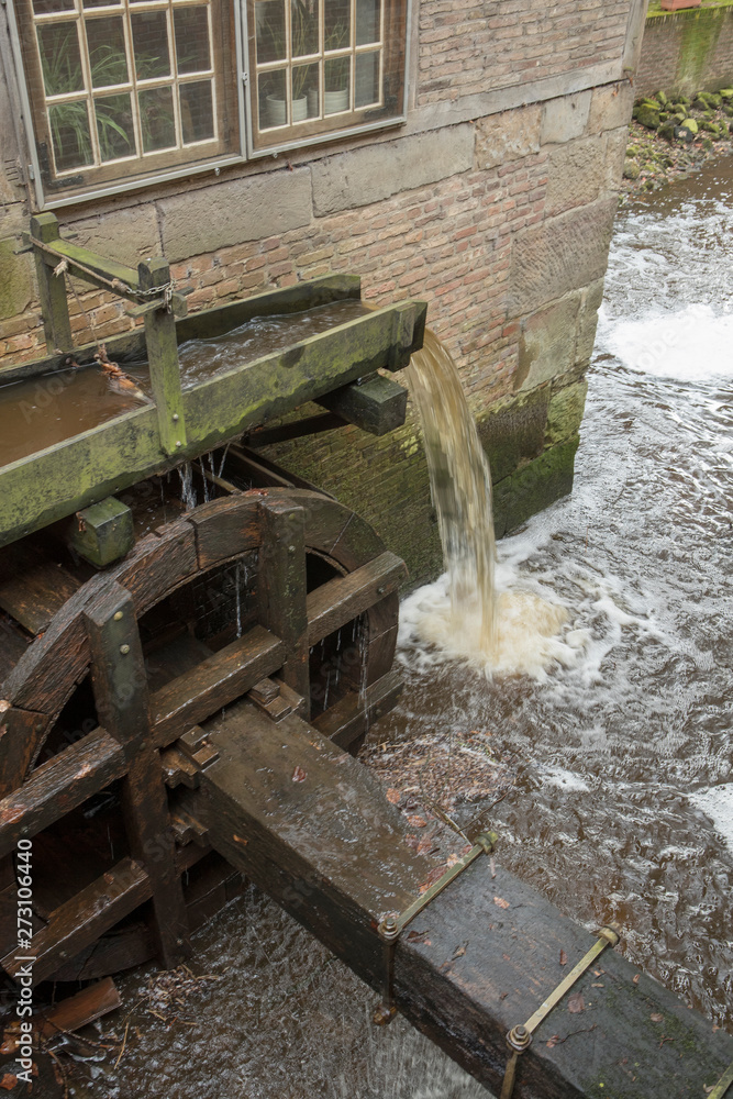 Historic lock near watermill Vasse Twente Netherlands Historic lock near watermill Vasse Twente Netherlands
