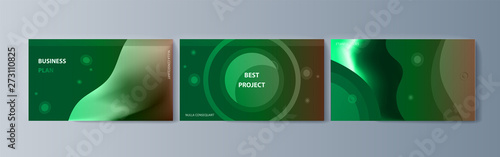 Set of brochures infographics for marketing the promotion goods and services on market