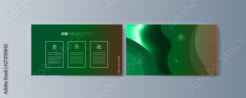 Set of brochures infographics for marketing the promotion goods and services on market