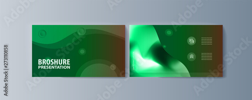 Set of brochures infographics for marketing the promotion goods and services on market