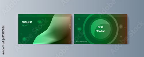 Set of brochures infographics for marketing the promotion goods and services on market