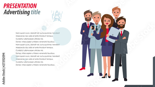 Set of brochures for marketing the promotion goods and services on market