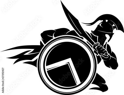 Spartan Charge Abstract Symbol