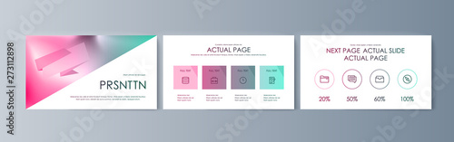 Set of brochures infographics for marketing the promotion goods and services on market