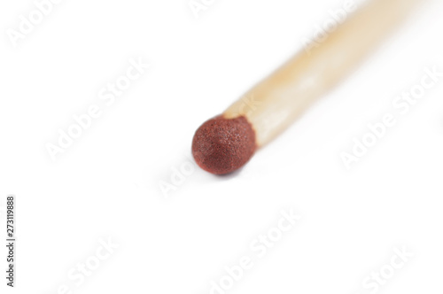 The matches are isolated on a white background.Copy space