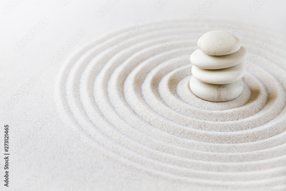 Naklejka premium Zen japanese garden background