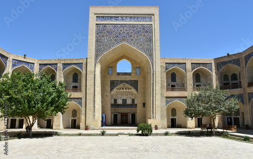 Courtyard of Kalon Mosque, Bukhara, Uzbekistan.