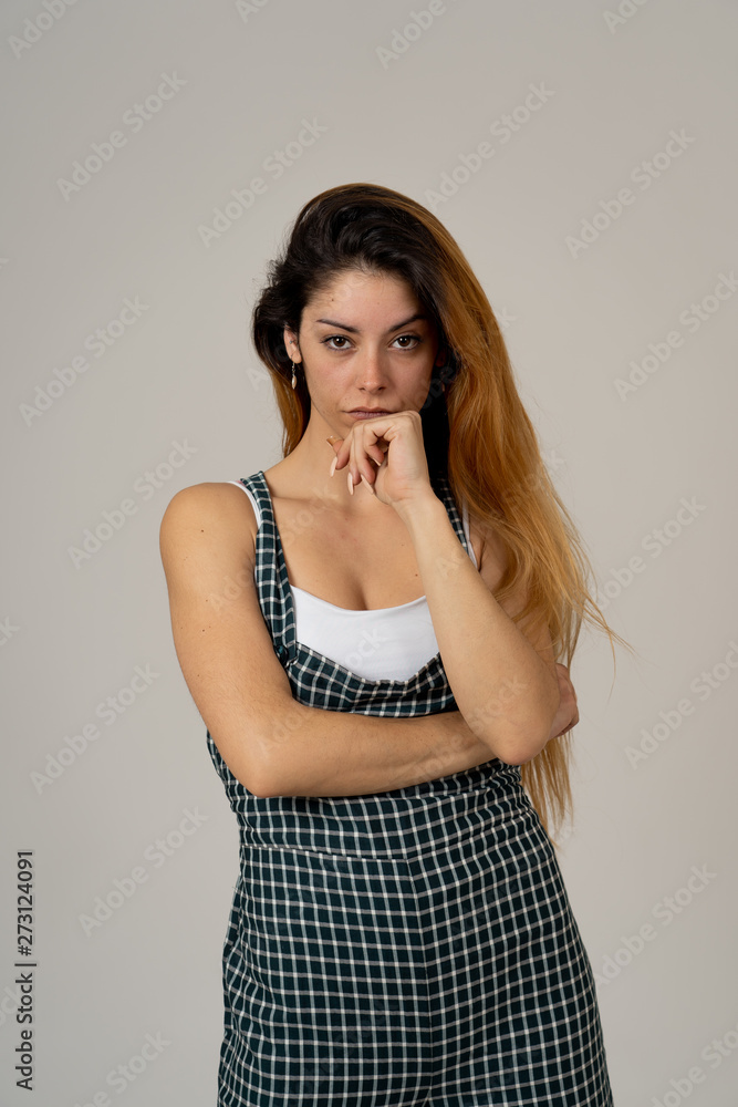 Portrait of a beautiful fashion sexy young urban model posing for the camera. Portrait of a beautiful fashion sexy young urban model posing for the camera.