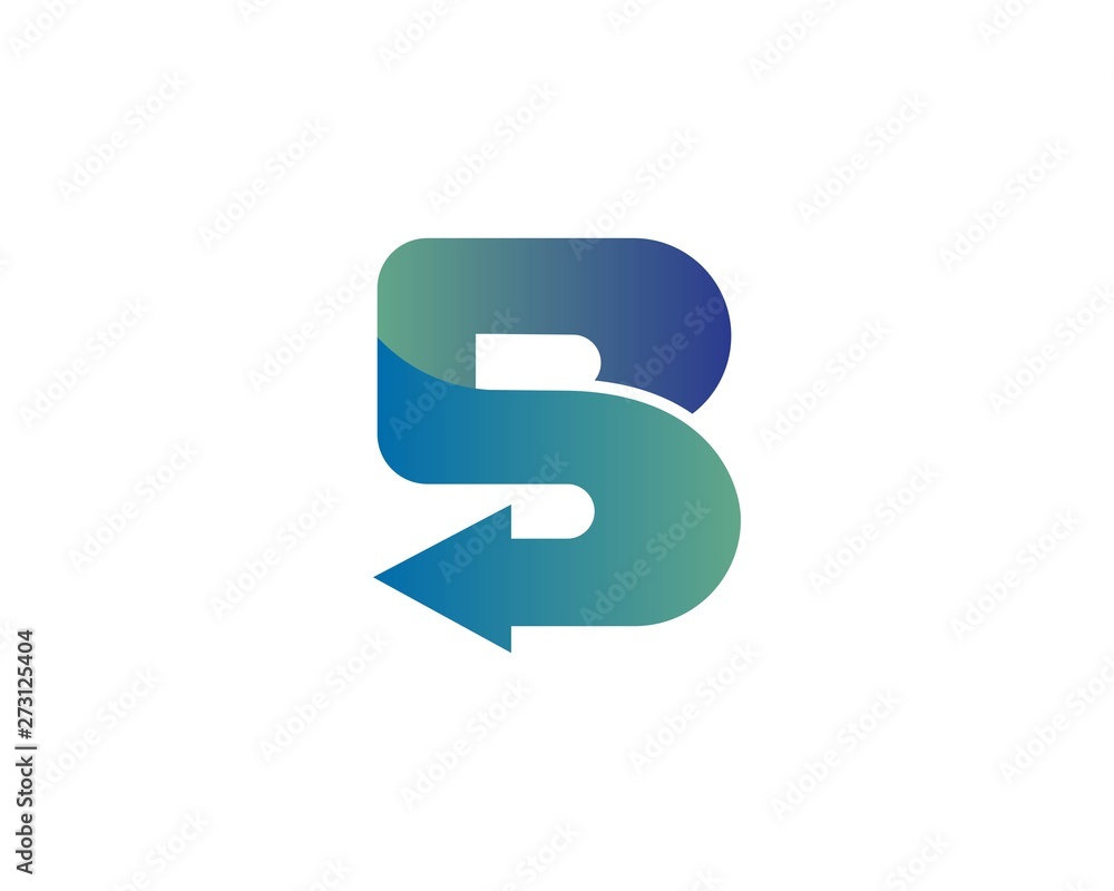 B letter logo business template vector B letter logo business template vector
