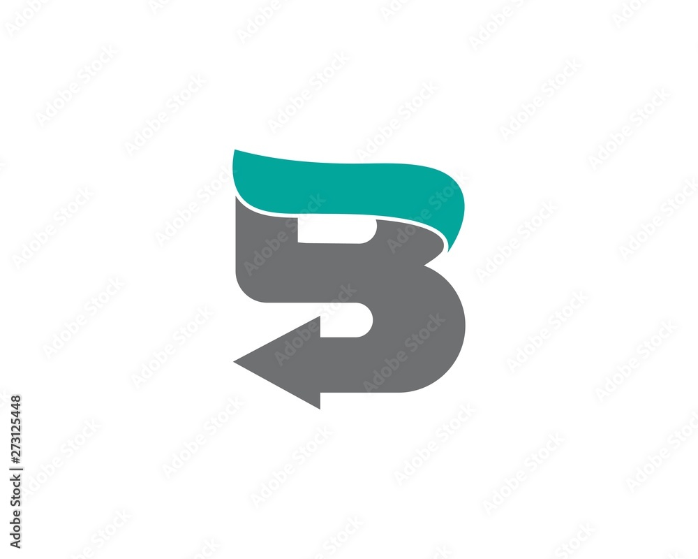 B letter logo business template vector B letter logo business template vector
