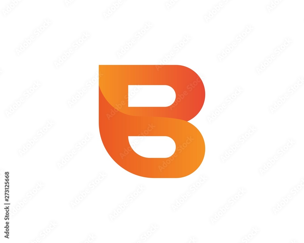 B letter logo business template vector B letter logo business template vector