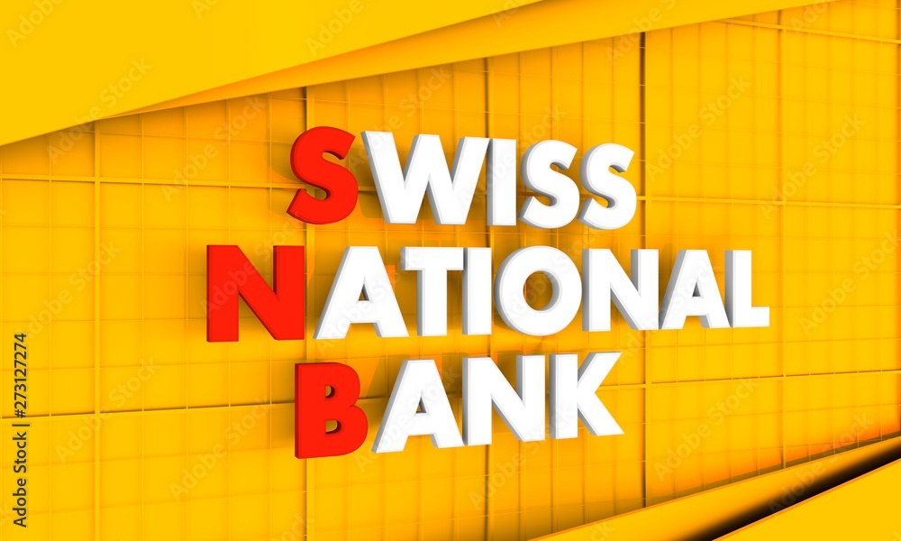 Acronym SNB - Swiss National Bank. 3D rendering. Stock Illustration | Adobe  Stock