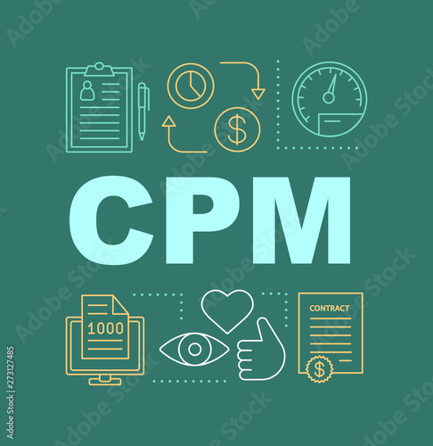 CPM word concepts banner photo