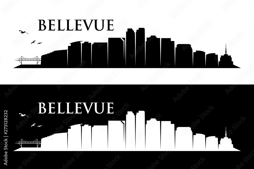 Bellevue skyline - Washington, United States of America, USA