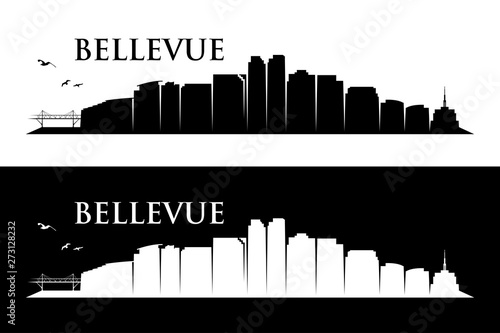 Bellevue skyline - Washington, United States of America, USA