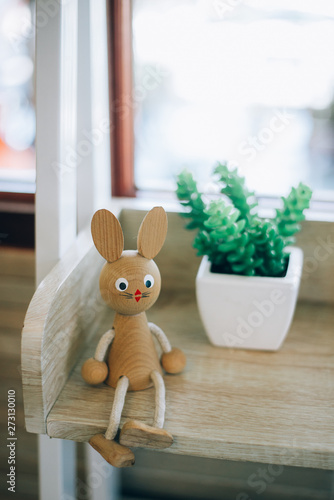 easter bunny in a basket