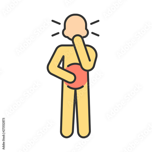 Nausea color icon
