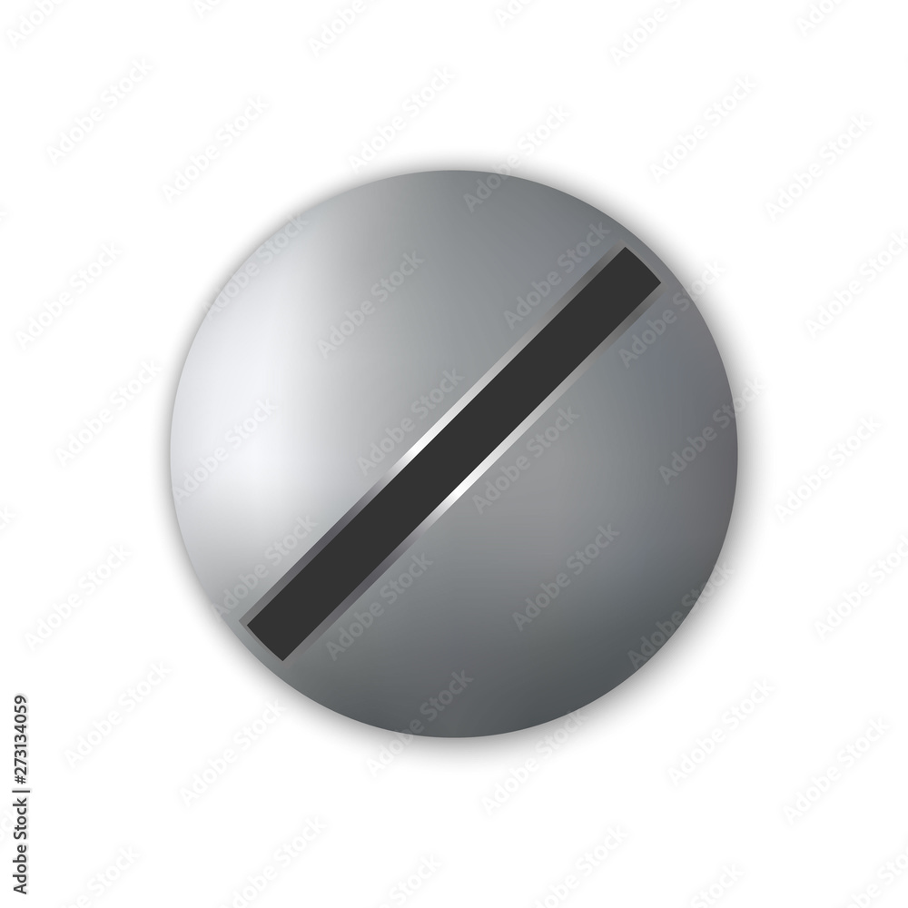 realistic attached screws or bolt realistic attached screws or bolt