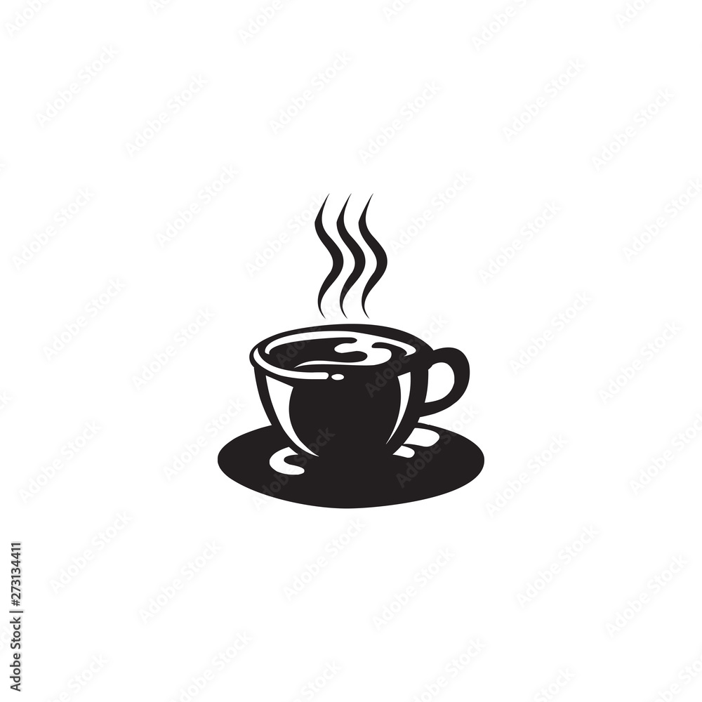 Coffee icon logo design vector template Coffee icon logo design vector template