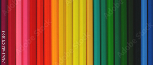 color pencils. colorful gradient as a spectrum background picture