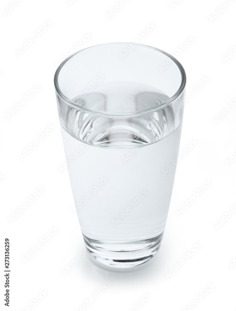 clean water isolated on white background clean water isolated on white background