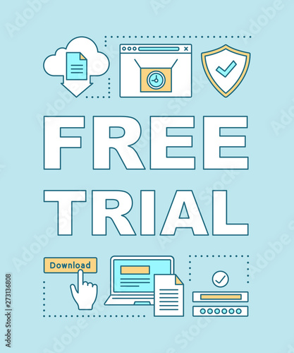 Free trial word concepts banner