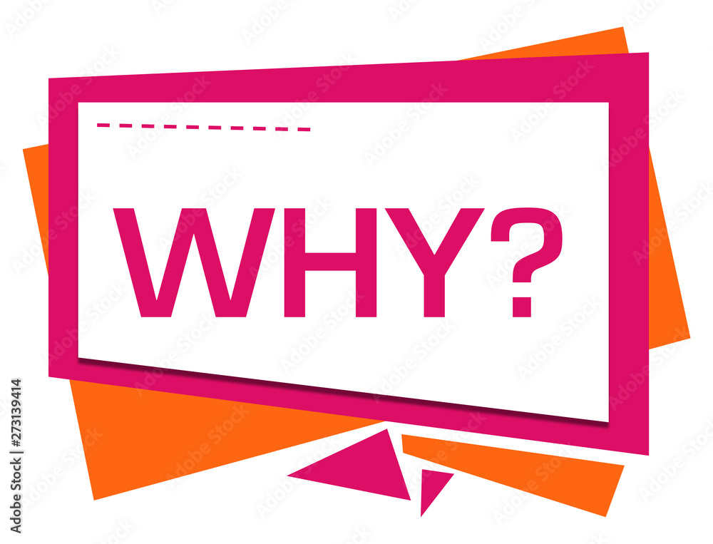 Why Pink Orange Squares Triangles Text Why Pink Orange Squares Triangles Text