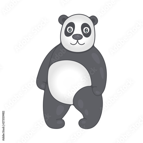 Panda. isolated on white background