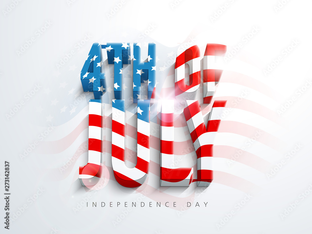 4th of July, American Independence Day Concept. 4th of July, American Independence Day Concept.