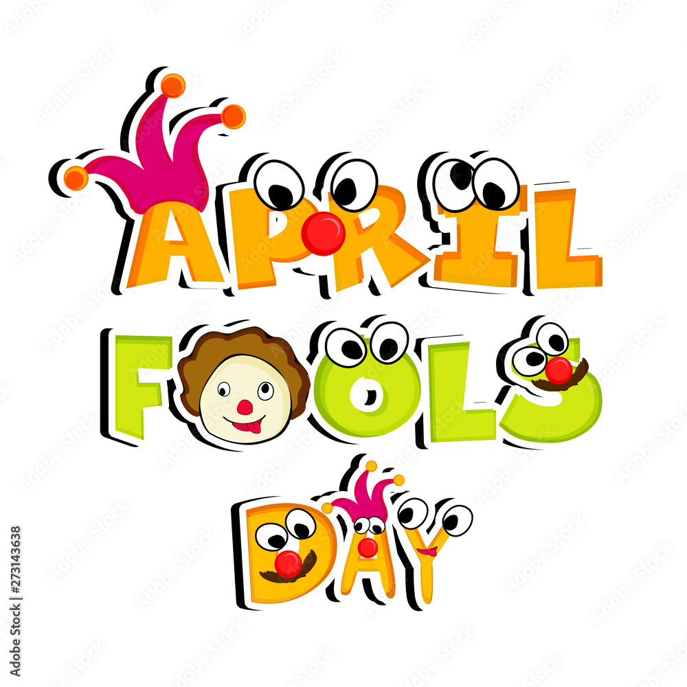 April Fools Day Concept. April Fools Day Concept.