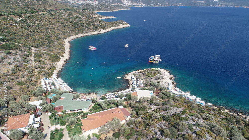 Images of the most beautiful beaches of the Mediterranean. You can dive or swim and enjoy.  KAŞ/ ANTALYA
