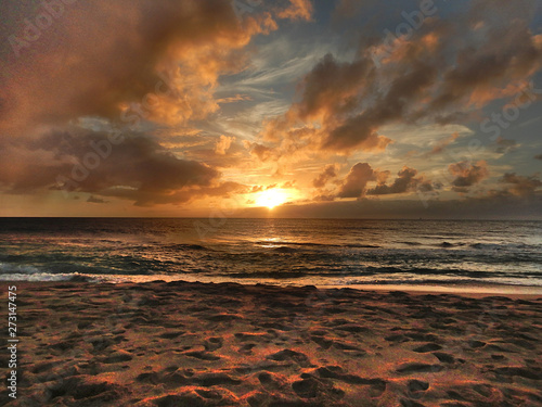 Sunset beach Oahu